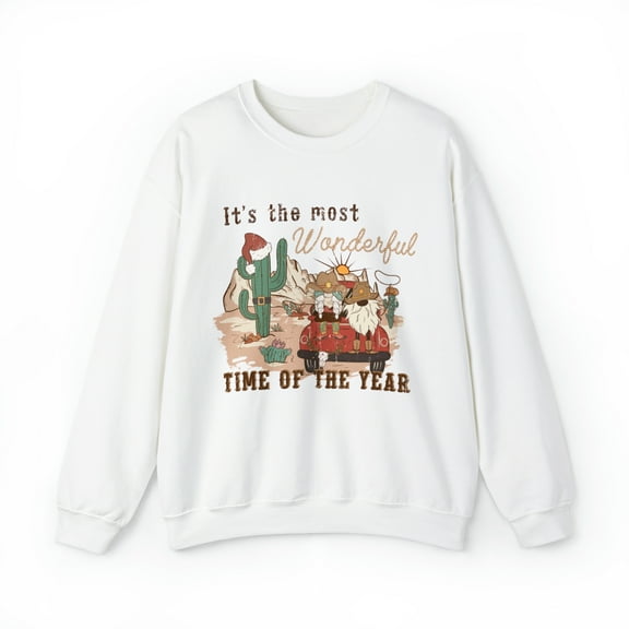 Western Christmas Its The Most Wonderful Time of Year Sweatshirt