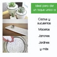 thumbnail image 4 of Piedra Decorativa - Ideal para macetas, Jardines, decoración Smart Garden Granulometría Chica, White Snow, 4 of 6