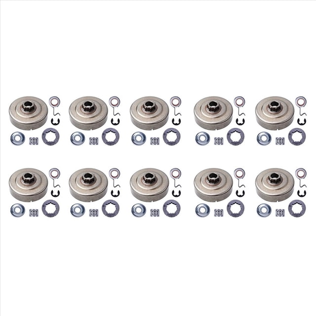 10X 325-7 Kit de Cojinete de Rueda Dentada de Borde de Tambor de Embrague para Motosierra MS180 018017 MS170 MS250 MS230 MS210 MS180C