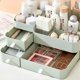 thumbnail image 4 of Makeup Organizer, Large Capacity Desk Organizer with Drawers for Cosmetics, Lipstick, Jewelry, Skin Care, Bedroom and Bathroom Worktops - Large Green, 4 of 4