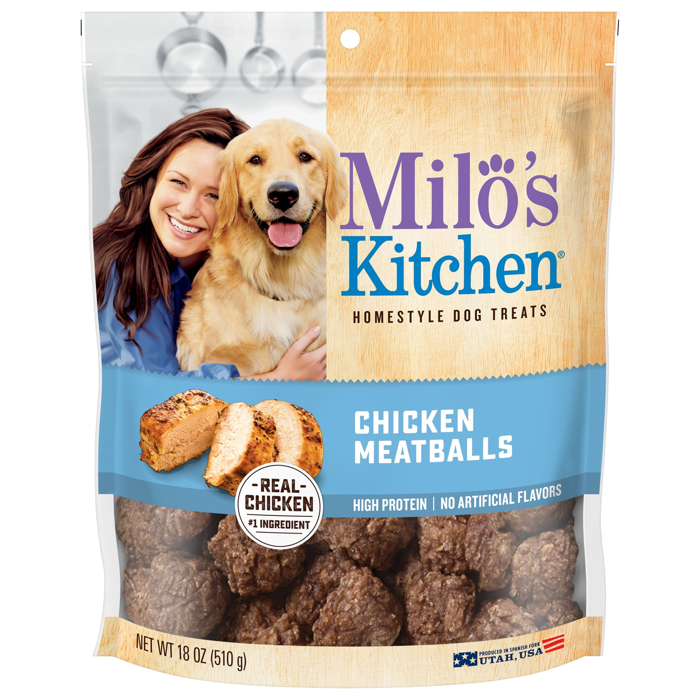 Milo's Kitchen Chicken Meatballs Dog Treats Milo's Kitchen Chicken Meatballs Dog Treats