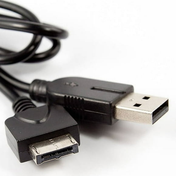 LEEYNEER 2 in 1 Black USB Data Transfer Sync Charger Cable for PSVita PSV