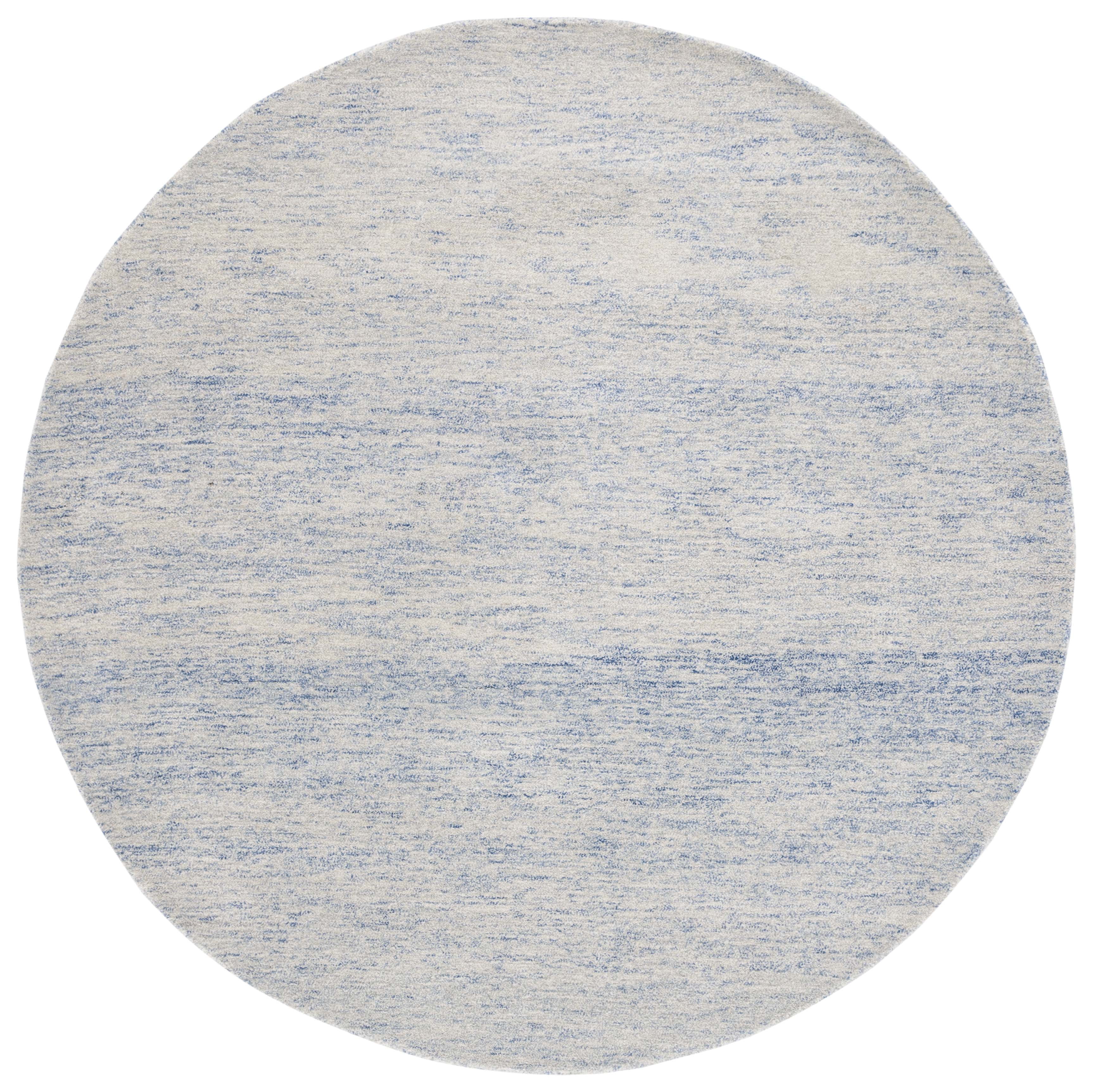 Safavieh Metro Jocin Distressed Area Rug, Blue/Ivory, 6' x 6' Round