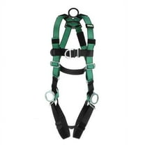 Msa Safety Full Body Harness,V-FORM,2XL 10197438