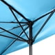 thumbnail image 4 of Media sombrilla de patio ABCCANOPY de 2,7 m (turquesa) con sistema de manivela, 4 of 7