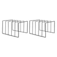 thumbnail image 1 of Greeniant Turntable Record Storage Shelf Magazine Storage  Record Rack Stand Negro 2piezas, 1 of 1