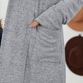 thumbnail image 6 of SUNBS Long Sleeve Cardigan Sweaters for Women Lightweight Open Front Tops Casual Loose Blouses with Pockets, 6 of 8