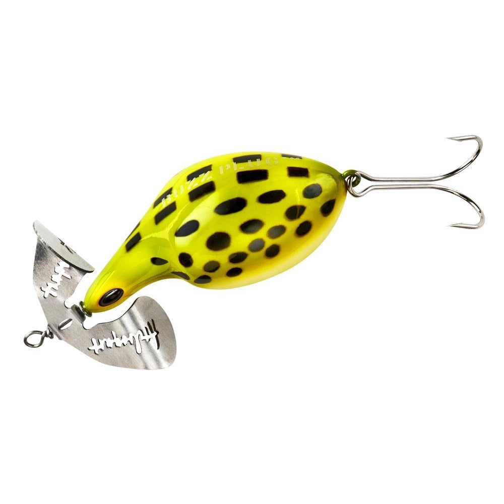 Arbogast Buzz Plug 1 oz Fishing Lure Frog/White Belly