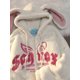 thumbnail image 3 of Sudadera con capucha y cremallera para otoño e invierno, sudaderas de felpa bordadas para hombres y mujeres, chaqueta holgada informal con capucha y diseño holgado, 3 of 5