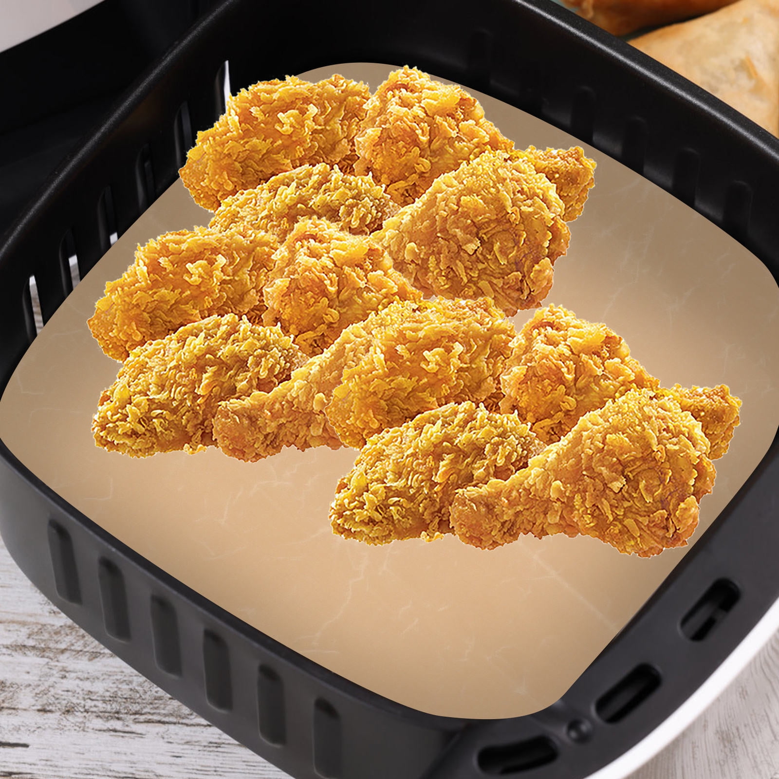 FOMIYES 3-Pack Reusable Brown Oven Bottom Liners for Bakeware, Non-Stick Baking Tray Mats Protecting Oven