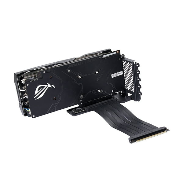 Cable adaptador PCI-E con soporte Cable de extensión de tarjeta gráfica antiinterferente Accesorio para computadora Monstrate EL001736-00B