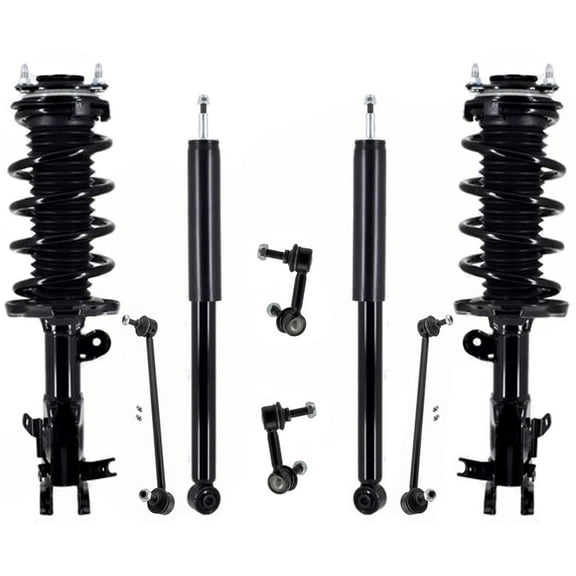 Front Complete Struts Rear Shocks & Links For Honda Civic SI Coupe 2012-2013
