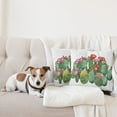 thumbnail image 4 of Ambesonne Cactus Throw Pillow Cover 2 Pack, Saguaro Tropical Garden, 16", Multicolor, 4 of 7