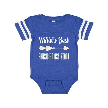 

Inktastic Gift for Physician Assistants (White) | World s Best Gift Baby Boy or Baby Girl Bodysuit