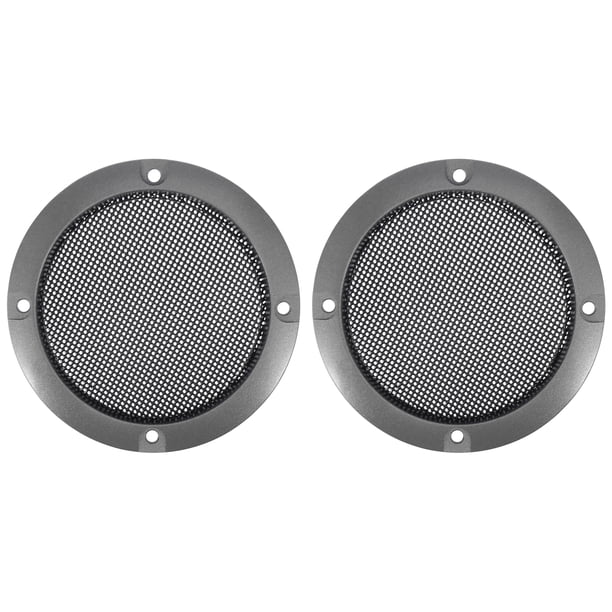 2uds 3'' Tono Titanio Coche Audio Altavoz Funda Malla Subwoofer Rejilla