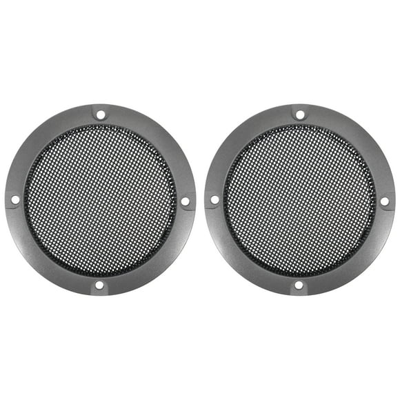 2uds 3'' Tono Titanio Coche Audio Altavoz Funda Malla Subwoofer Rejilla