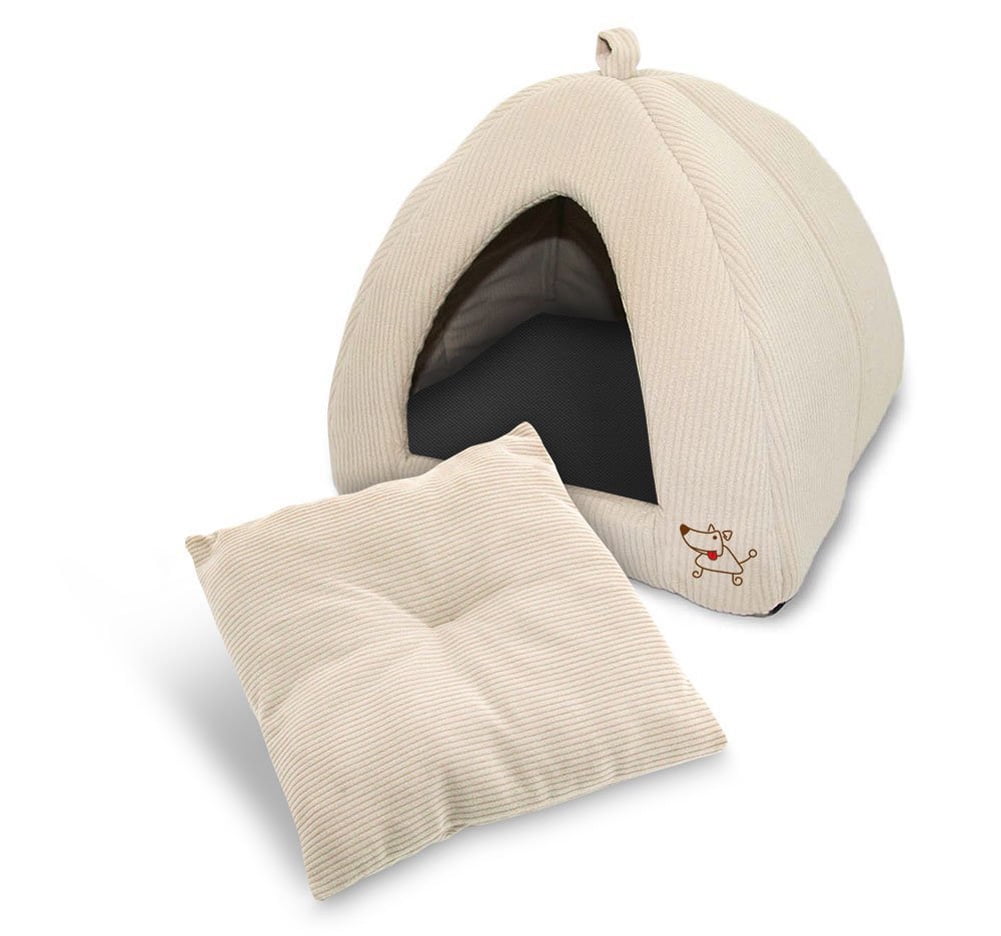 Pet Tent-Soft Bed for Dog and Cat Tan, 18