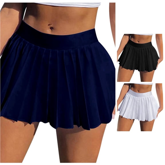 Product Category Skirt Everyday Style High Rise Pleated Skirt with Sporty for Women