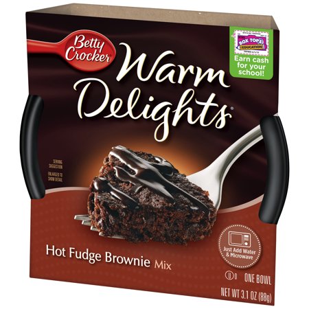 UPC 016000296510 product image for Betty Crocker Warm Delights Hot Fudge Brownie Mix, 3.1 oz | upcitemdb.com