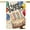 Beige, variant on Happy Birthday House Flag Big Colorful Cake Candles Balloon Yard Flag Burlap Vertical Double-Sided Party Outdoor Home House Decoration 28 x 40 Inch(Large)