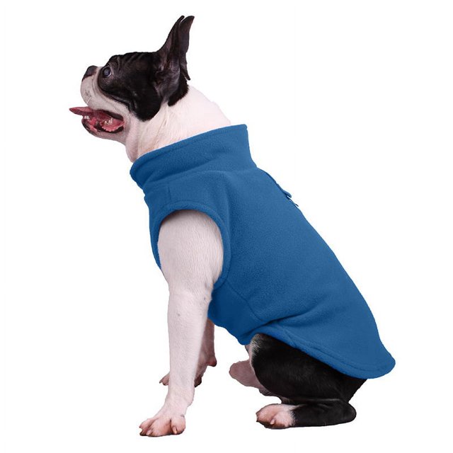 Ropa para mascotas, suéter polar de invierno de color sólido, método de cubo para perros pequeños y medianos