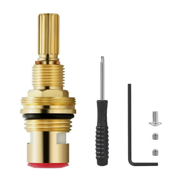 Quick Install Faucet Diverter Valves Ceramic Cores Brass Build Bathroom Kitchen Sink Adapter Replacement for Household