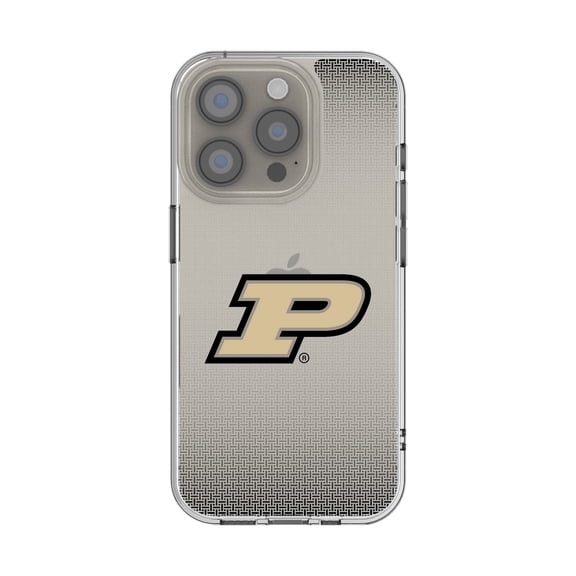 Purdue Boilermakers Linen Logo iPhone Clear Case