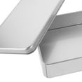 thumbnail image 3 of WRITWAA 2 Pcs Cash Organization Box Tinplate Silver Money Saving Box For Office And Daily Use, 3 of 6