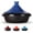 Blue, variant on Tagine for Cooking: Enameled Cast Iron Cooking Pot, Slow Cooker, Classic Kitchen Cookware, Tajine with Ceramic Cone-Shaped Closed Lid, 3.3 QT, Red