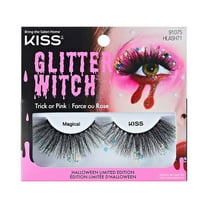 KISS Halloween Limited Edition Glitter Witch False Eyelashes, 1 Pair - Magical