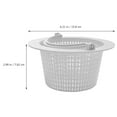 thumbnail image 3 of LIFKOME Pool Cleaners 1Pcs Anti Clogging Filter Basket with Leaves Filtering Design, 3 of 7