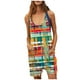 thumbnail image 1 of Gibobby pantalones siameses color liso Mono informal de verano con cuello en V y tirantes y bolsillos para mujer(Verde， XXL), 1 of 3