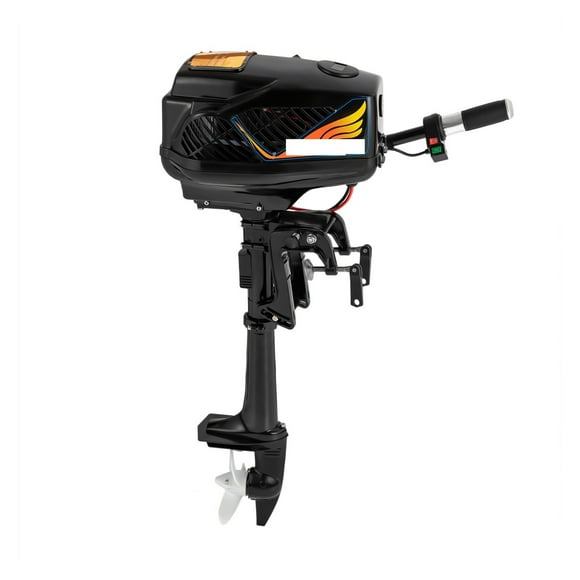 48V 5hp Electric Outboard Motor, 1200W Heavy Duty Trolling Motor, Fishing Boat Engine Short Shaft ,Easy to Install