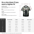 thumbnail image 7 of Fotbe Floral Angelic White Wings print Short Sleeve Button Down Shirts for Men Casual Summer Beach Wrinkle Free Shirt-Small, 7 of 7
