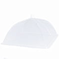 thumbnail image 1 of Blanco 4 Uds plegable comida forma de campana mosca malla cubierta para comida paraguas tienda plegable repelente de insectos cubierta antimosquitos para Bar, 1 of 5