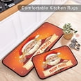 thumbnail image 5 of GZHJMY Kitchen Rug Set of 2, Cute Santa Claus Cushioned Anti-Fatigue Kitchen Mat Non Slip Washable Floor Mat Comfort Standing Mats for Office, Home, Laundry Room Carpet Runner, 5 of 7