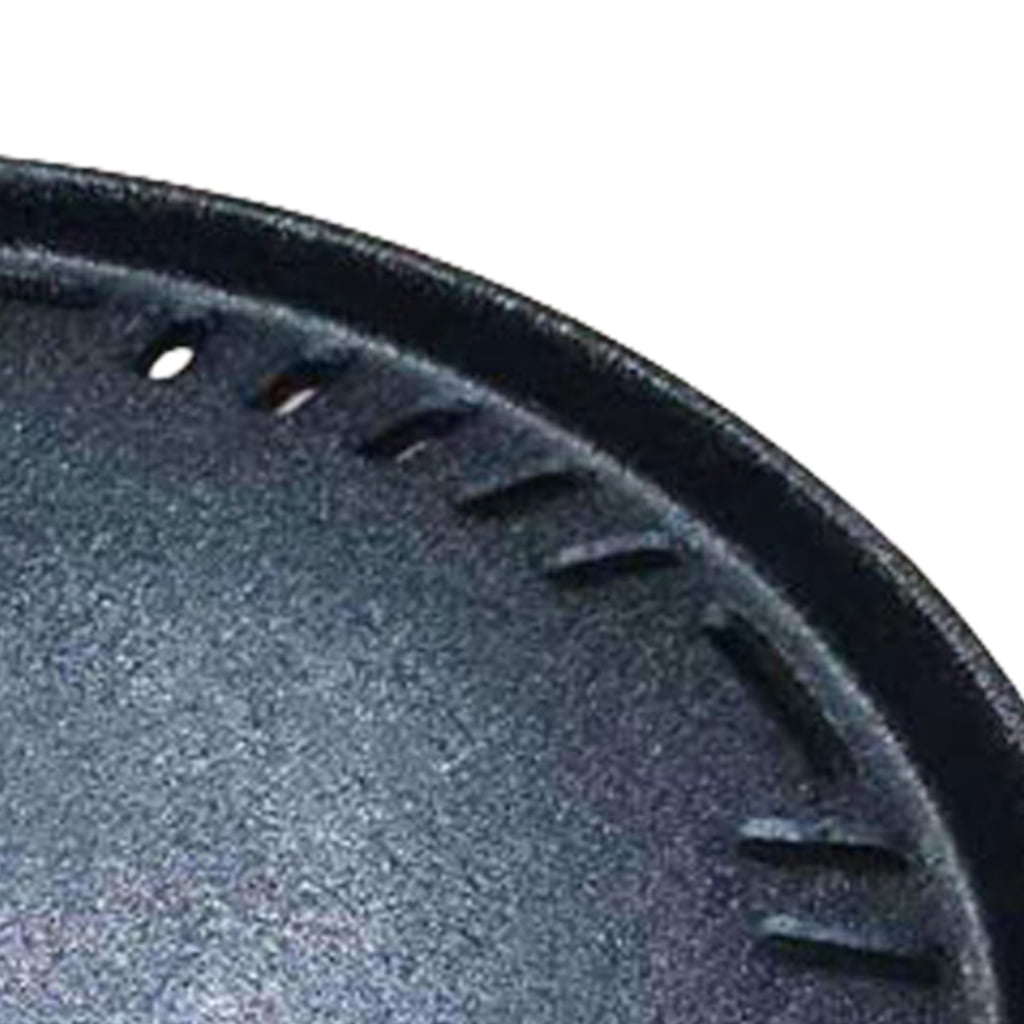 Wrought Iron Stovetop Korean Round Grill Pan With Ventilation Hole BBQ Essential