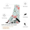 thumbnail image 3 of Kll Cute Flamingo Microfiber Beach Towel Fast Drying,Extra Large 31.5"X63" Sand Free Beach Towel Super Lightweight Towels For Swimming Pool,Camping,Picnic,Yoga Gym Sports, 3 of 8