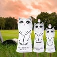 thumbnail image 3 of 3pcs/4pcs Cat Pattern Golf , 3 5 UT Driver Fairway Woods Head 1 3 UT, 3 of 8