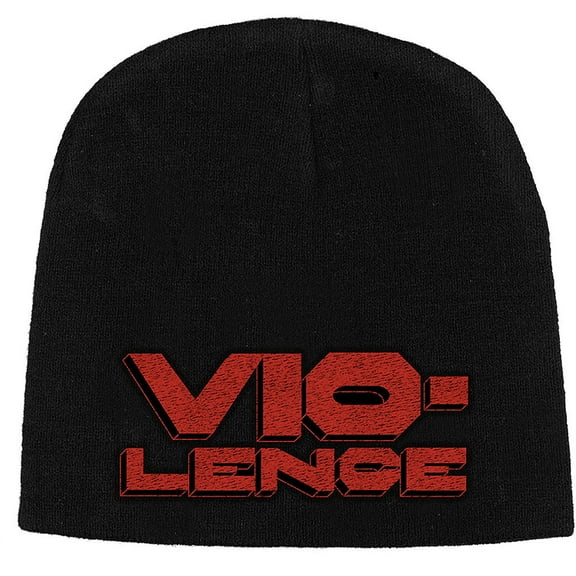 Men's Vio-Lence Logo Beanie Black