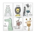 thumbnail image 1 of Home Essentials Cartoon Animal Canvas Children's Room Frameless Painting Core Cloth, 1 of 9
