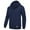 Navy Tops for Men, variant on Men's Full Zip Up Color Block Hoodie Sweatshirt Quilted Long Sleeve Hoodie Jacket with Kangaroo Pockets