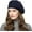 Navy, variant on French Style Beret Hat for Women Winter Fall Knit Artist Hats Classic Solid Color Beanie Hat