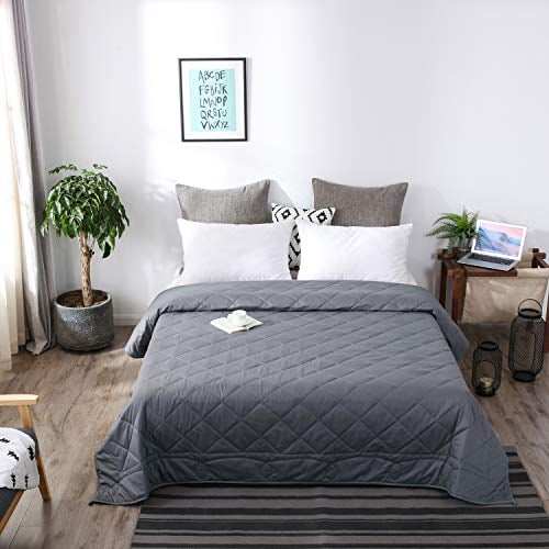 JOLLYVOGUE California King Size Weighted Blanket(15lbs,88x104Inches