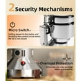 thumbnail image 3 of Electric Grain Mill 150g, Flour Grinder Mill Stainless Steel for Home, Counter Grain Grinder for Wheat, Rice, Wheat Berry, Corn, Herbs, Spices, 3 of 6