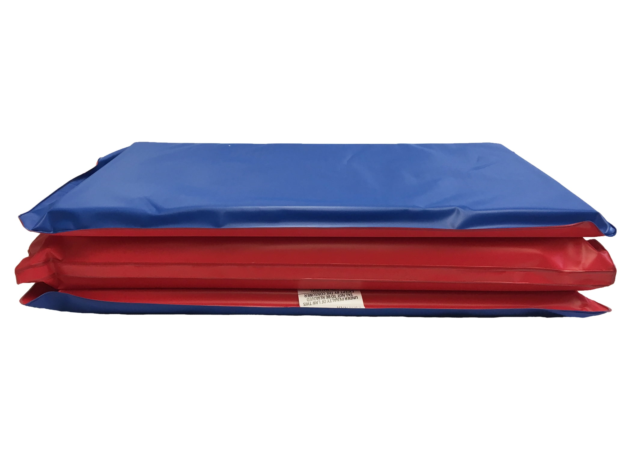 KinderMat 1 Inch Basic Multipurpose Nap Mat Tri-Fold Red Blue Easy Clean New 