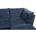 thumbnail image 6 of 130" Oversized Modular Sectional Sofa, Convertible U Shaped Couch with Movable Ottomans, 4-Seat Upholstered Comfy Couch Set for Living Room, Apartment, Blue, 6 of 9