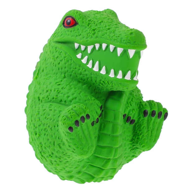 KAKOWELY Juguete para perros con sonido chirriante, juguete para morder para mascotas, juguete para rechinar los dientes, juguete con forma de cocodrilo para morder mascotas