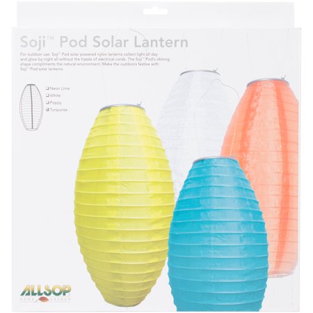 UPC 035286310253 product image for Soji Nylon Pod Solar Lantern 7
