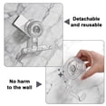 thumbnail image 4 of Aovky Razor Holder for Shower 2 Pack, Suction Cup Shower Razor Holder for Wall, Removable & Reusable Shower Hooks for Bathroom Damage-Free Shaver Holder for Shower Wall for Razor, Towel, Loofah, Clea, 4 of 8